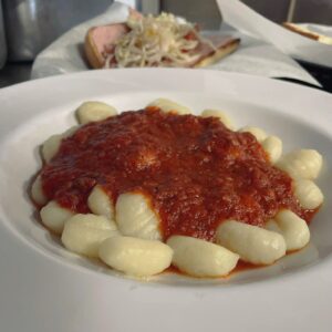 gnocchi with meat sauce